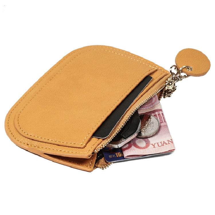 Leisure Ultra-thin Ladies Coin Purse Zippered Mini Wallet(Light Purple) - Card & Passport Bags by Pieru | Online Shopping UK | buy2fix