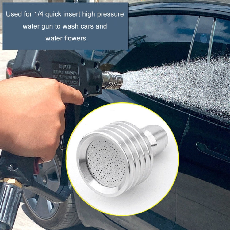 High-pressure Car Wash 1/4 Fast Insert Water Lance Stainless Steel Sprinkler Anti-splash, Specification: 0.3mm Hole - Car Washer & Accessories by buy2fix | Online Shopping UK | buy2fix