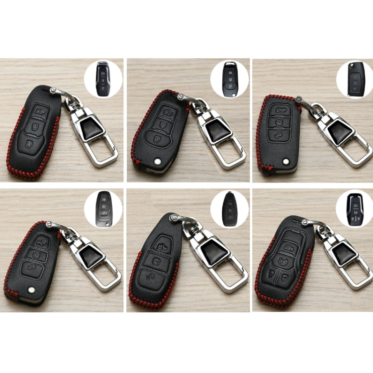 For Ford Car Key Cover Keychain Anti-lost Number Plate, Style: C - Car Key Cases by buy2fix | Online Shopping UK | buy2fix