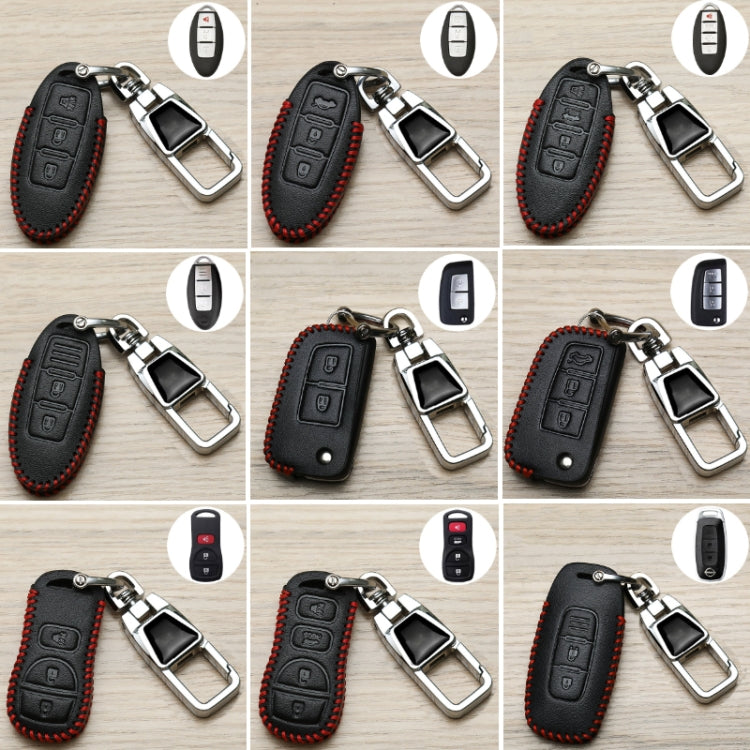 For Nissan Car Key Cover Keychain Anti-lost Number Plate, Style: H - Car Key Cases by buy2fix | Online Shopping UK | buy2fix