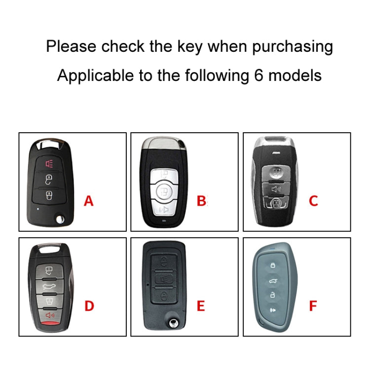 For Great Wall Haval Car Key Cover Multifunctional Keychain Anti-Lost Number Plate, Style: D - Car Key Cases by buy2fix | Online Shopping UK | buy2fix