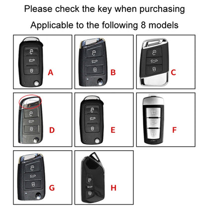 For Volkswagen Key Cover Multifunctional Keychain Anti-lost Number Plate, Style: G - Car Key Cases by buy2fix | Online Shopping UK | buy2fix