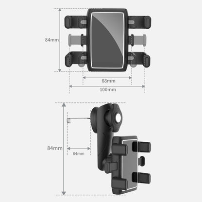 Car Multifunctional 360-degree Rotating Mobile Phone Holder(Air Outlet Model) - Car Holders by buy2fix | Online Shopping UK | buy2fix