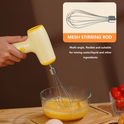 Wireless Mini Handheld Multi-Function Electric Stirring Mixer, Color: Single Stick Khaki(5 Gear) - Stirrer & Squeezer by buy2fix | Online Shopping UK | buy2fix