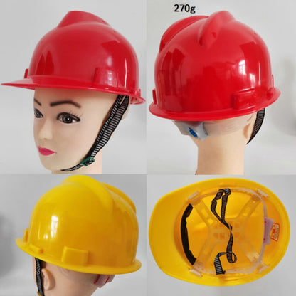 LINDUN 270g PE Safety Helmet Site Mining Construction Helmet Protective Hat(Color Random) - Workplace Safety Supplies by LINDUN | Online Shopping UK | buy2fix