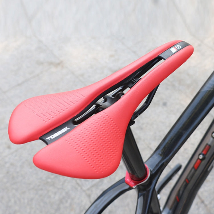 TOSEEK Mountain Bike Saddle Road Bicycle Seat Accessories, Color: Red - Bicycle Saddle by TOSEEK | Online Shopping UK | buy2fix