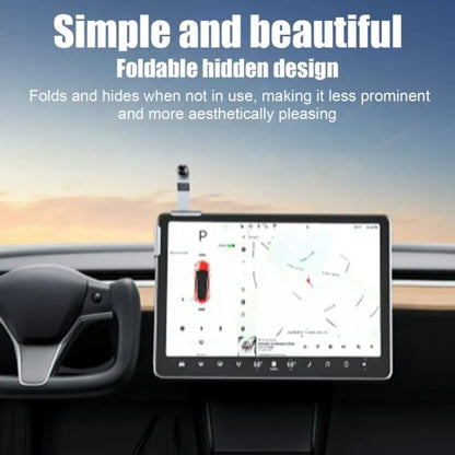 Car Screen Phone Holder Base For Tesla Model 3 And Other Models, Model: Base + Magnetic Stand - Car Holders by buy2fix | Online Shopping UK | buy2fix