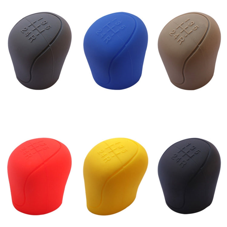 Automotive Silicone Manual Automatic Shift Lever Protective Cover, Size: Gear Shift Yellow - Shift Knob by buy2fix | Online Shopping UK | buy2fix