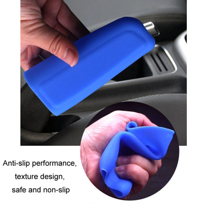 Automotive Silicone Manual Automatic Shift Lever Protective Cover, Size: Handbrake Yellow - Shift Knob by buy2fix | Online Shopping UK | buy2fix