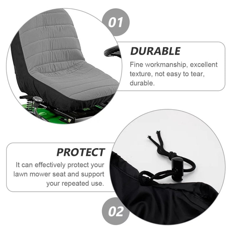 Heavy-Duty Agricultural Vehicle Lawn Mower Seat Dust Cover, Size: 11 Inch - Seat Accessories by buy2fix | Online Shopping UK | buy2fix