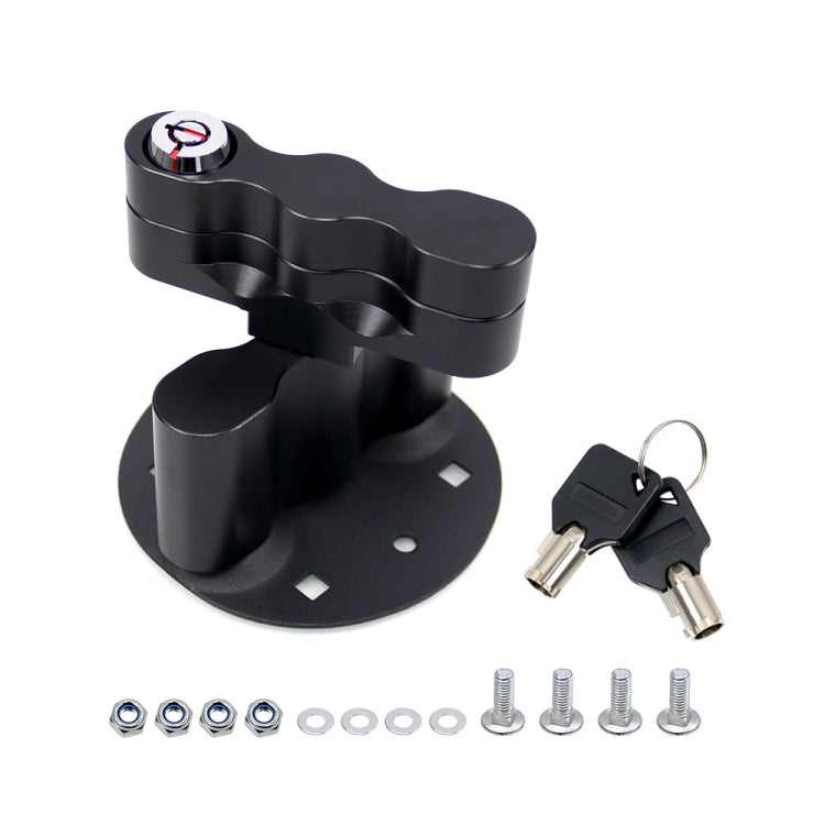 Car Modification RX Fuel Tank Bracket With Key(Black) - Engine Fittings by buy2fix | Online Shopping UK | buy2fix