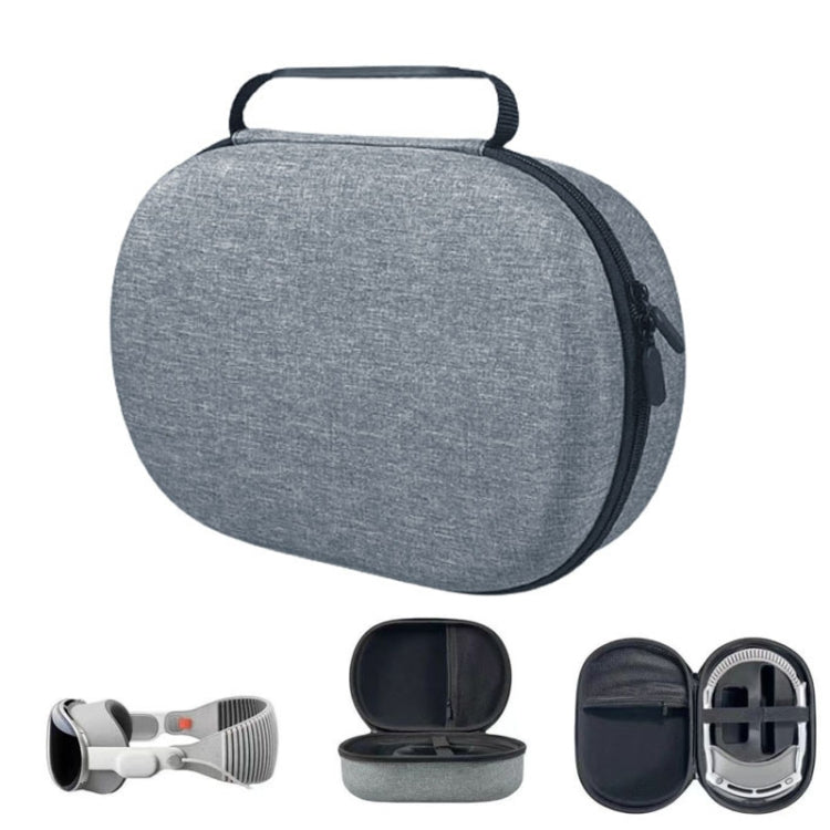 For Apple Vision Pro VR Host Portable Hard Shell Bag(Gray) - VR Accessories by buy2fix | Online Shopping UK | buy2fix