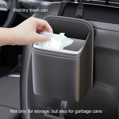 Car Seat Storage Bag With Waterproof Bucket Car Storage Multifunctional Trash Can(Black) - Stowing Tidying by buy2fix | Online Shopping UK | buy2fix