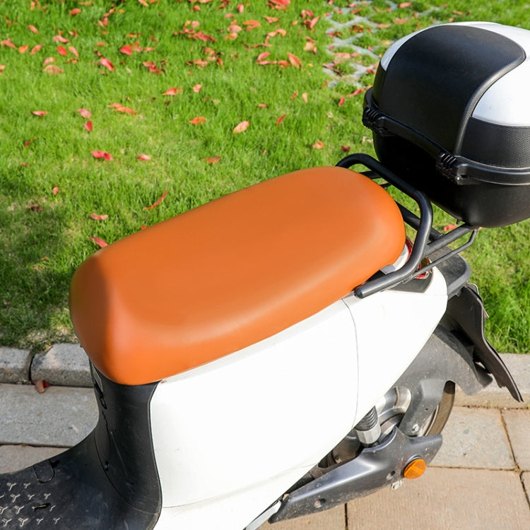 Electric Vehicle Universal Waterproof Sun Protection Seat Cover For All Seasons, Color: Light Brown(L) - Seat Covers by buy2fix | Online Shopping UK | buy2fix