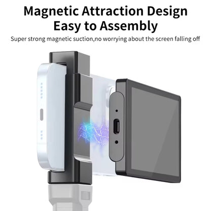 KingMa PH01 Smartphone Mini Monitors Sync Rear Camera Selfie Screen with Magnetic Phone Clip - Others Accessories by buy2fix | Online Shopping UK | buy2fix