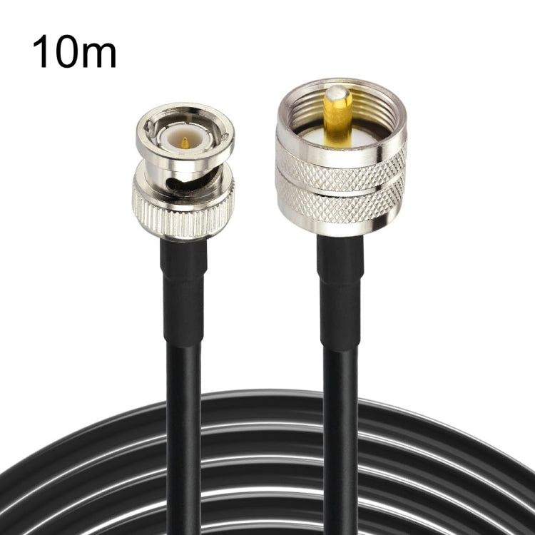 10m BNC Male To UHF Male RG58 Adapter Cable - Cable by buy2fix | Online Shopping UK | buy2fix