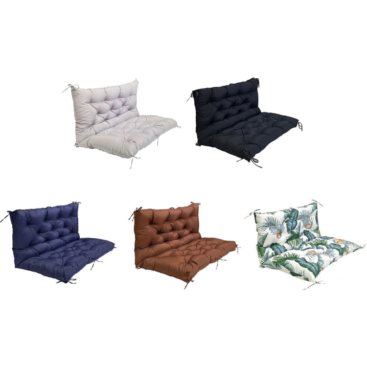 Outdoor Home Patio Soft Waterproof Sunscreen Bench Chair Cushion, Size: 120x100x10cm(Hawaii Style) - Cushions & Pillows by buy2fix | Online Shopping UK | buy2fix