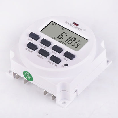 SINOTIMER TM618SH  1 Second Interval Digital LCD Timer Switch Programmable Time Relay 110V - Switch by SINOTIMER | Online Shopping UK | buy2fix