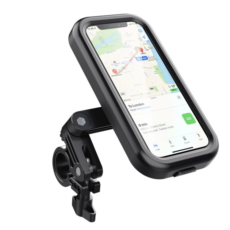 Waterproof Motorcycle Bicycle Cell Phone Holder 360 Rotating Riding Navigation Holder, Model: Handlebar Stand - Holder by buy2fix | Online Shopping UK | buy2fix