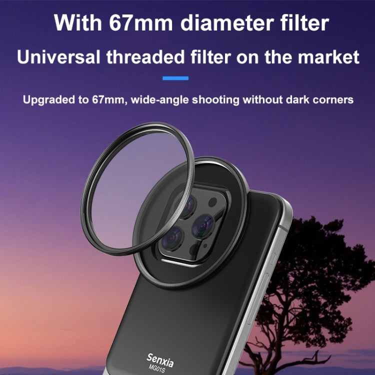 For iPhone Senxia Magsafe Magnetic Mobile Phone Filter Holder Phone Lens Adapter Base For 6.1-inch - Lens & Accessories by Senxia | Online Shopping UK | buy2fix