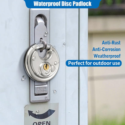 60mm Household Anti-Theft Rust-Proof And Waterproof Pure Copper Core Round Padlock - Padlocks by buy2fix | Online Shopping UK | buy2fix