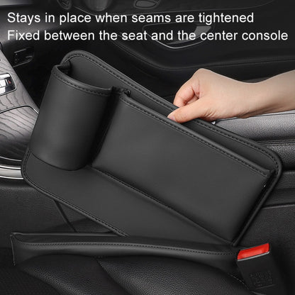 Car Seam Organizer Multi-functional Car Seat Center Control Universal Seat Seam Storage Box, Color: Beige Passenger Seat - Stowing Tidying by buy2fix | Online Shopping UK | buy2fix