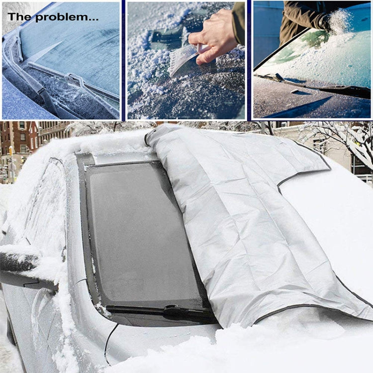 Automobile Silver Coated Cloth Sunshade Snow Shield, Style: Rear Rubber Band - Window Foils & Solar Protection by buy2fix | Online Shopping UK | buy2fix