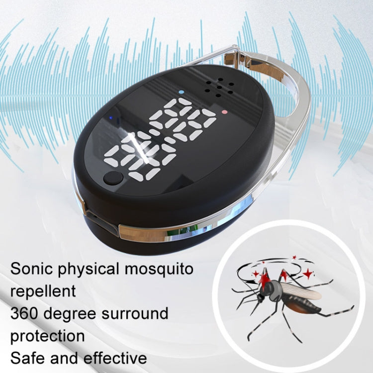 Ultrasonic Mosquito Repeller Imitation Sonic Anti-Mosquito Outdoor Electronic Mosquito Repeller(Black) - Repellents by buy2fix | Online Shopping UK | buy2fix