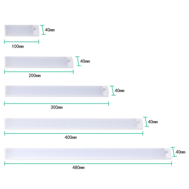 40cm LED Human Sensor Emergency Light USB Tri-color Dimmable Cabinet Lamp - Sensor LED Lights by buy2fix | Online Shopping UK | buy2fix