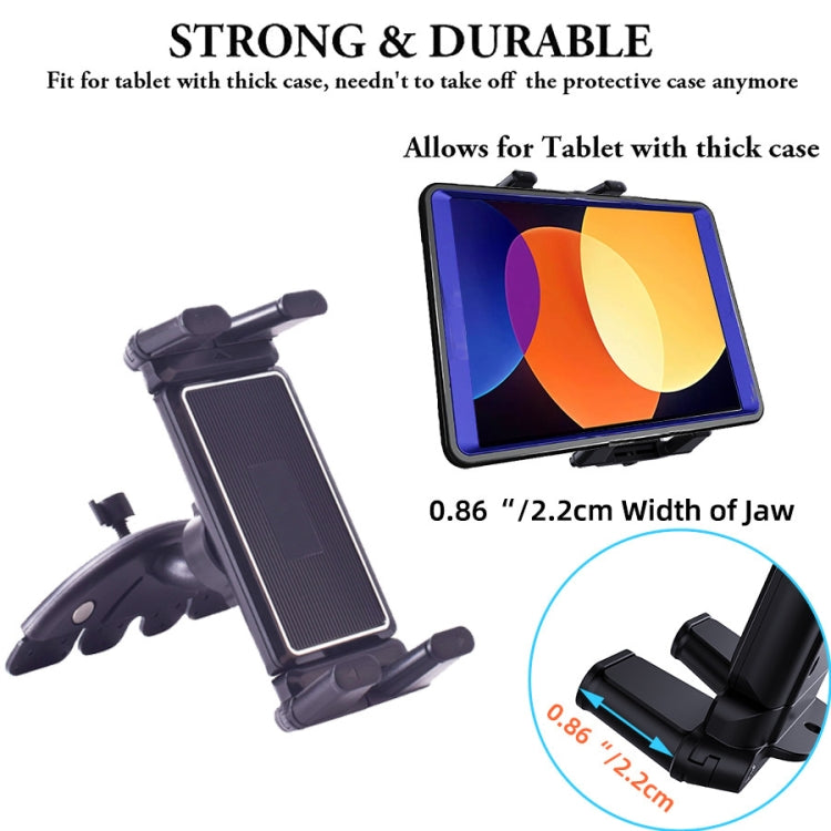 CD Slot Car Mount Phone Holder For within 15 Inch Cell Phone and Tablet - Car Holders by buy2fix | Online Shopping UK | buy2fix