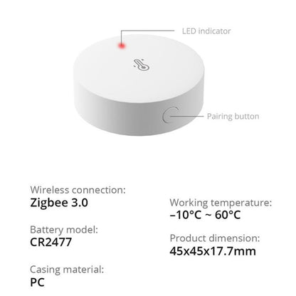 Sonoff SNZB-02P Wireless Temperature And Humidity Sensor Detector Smart Home - Smart Switch by Sonoff | Online Shopping UK | buy2fix