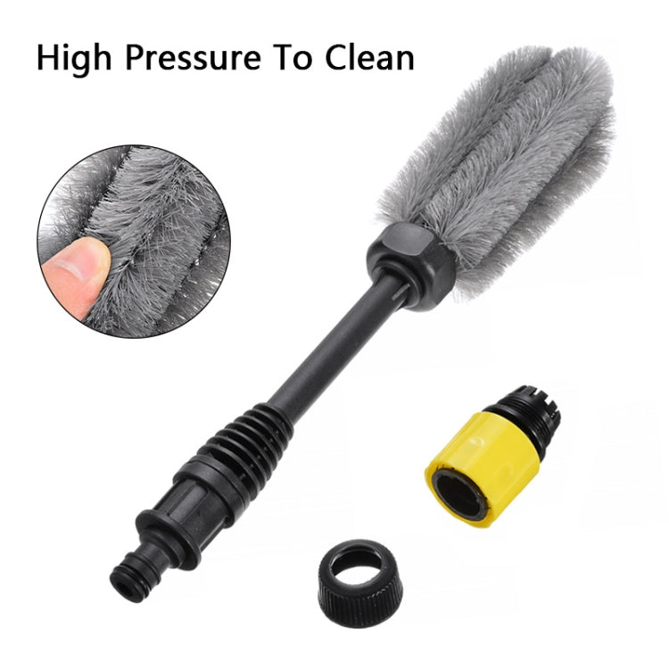 Wheel Hub Brush High Pressure Water-through Soft Bristle Cleaning Brush(40x6x6cm) - Car washing supplies by buy2fix | Online Shopping UK | buy2fix