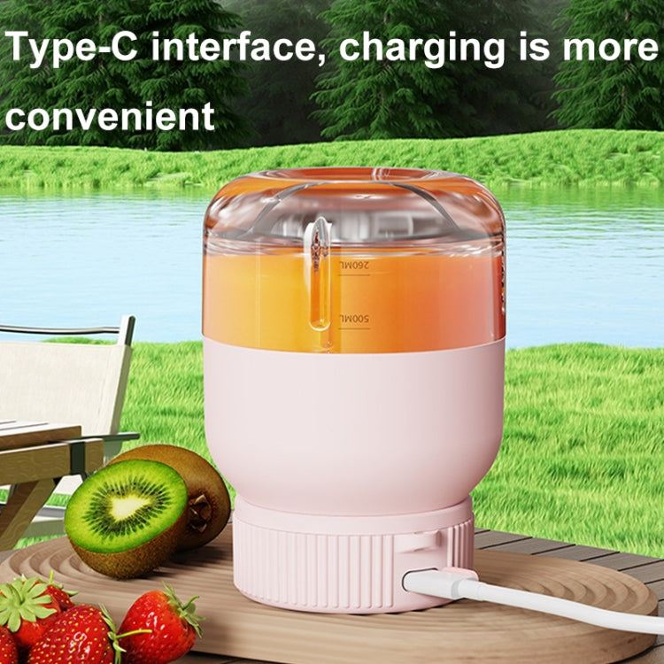 800ml Multifunctional Wireless Portable Juicer Large-capacity Outdoor Juicer(Pink) - Electric juicers by buy2fix | Online Shopping UK | buy2fix