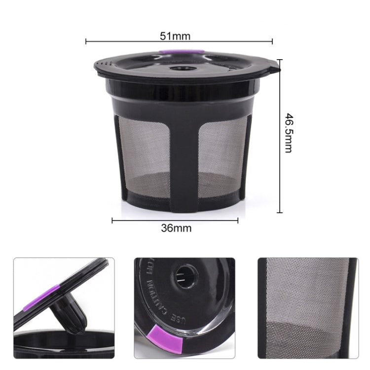 For Keurig Coffee Maker Reusable Mesh Coffee Filter(Purple) - Coffee Tools by buy2fix | Online Shopping UK | buy2fix