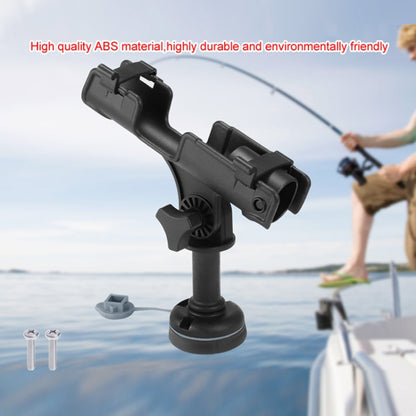 Marine 360 Degree Adjustable Plastic Fishing Rod Holder(With Round Mounting Base) - Marine Accessories & Parts by buy2fix | Online Shopping UK | buy2fix