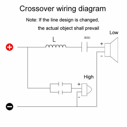 PUV-W2 High And Low 2-Way Audio Crossover Hi-Fi Speaker Conversion Divider - Audio Crossover by buy2fix | Online Shopping UK | buy2fix