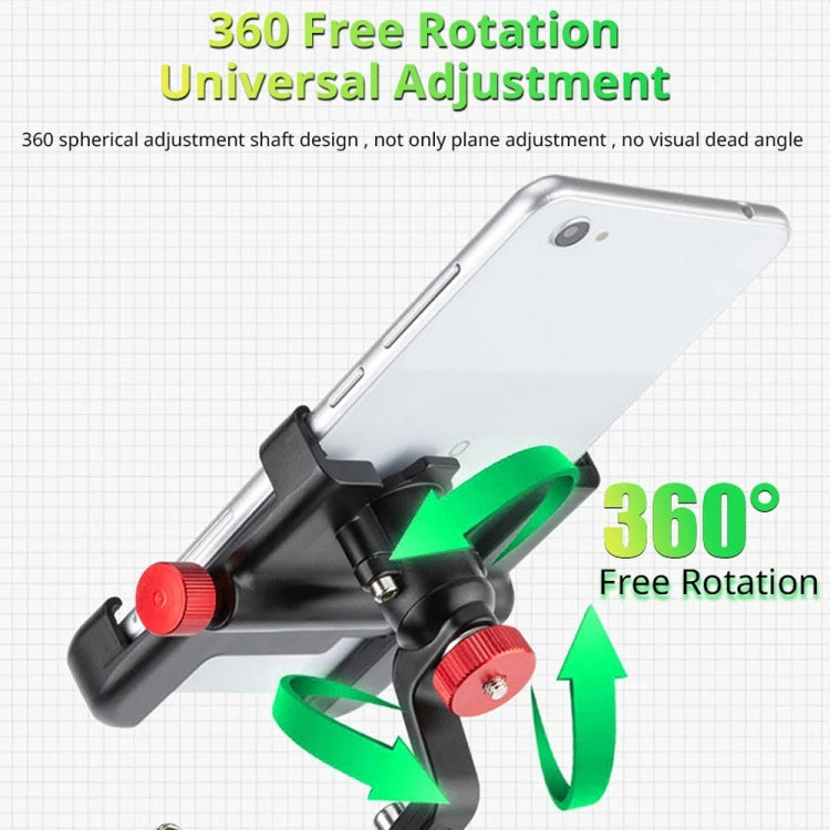 PROMEND SJJ-297E Rearview Mirror Model Phone Holder Universal Aluminum Alloy Electric Bike Mount - Holder by PROMEND | Online Shopping UK | buy2fix