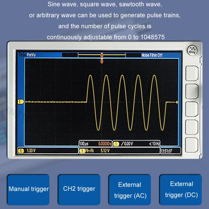 JUNTEK Programmable Dual-Channel DDS Function Arbitrary Waveform Signal Generator, Frequency: 50MHz(UK Plug) - Other Tester Tool by buy2fix | Online Shopping UK | buy2fix