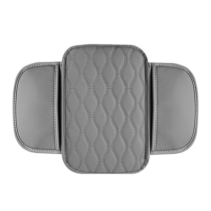 Car Armrest Box Leather Storage Heightening Pad(Gray) - Stowing Tidying by buy2fix | Online Shopping UK | buy2fix