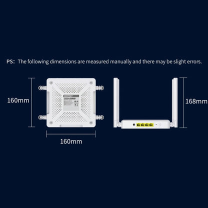 COMFAST CF-WR630AX 3000Mbps Dual-Band WiFi6 MESH Router 4x5dBi Antenna EU Plug - Wireless Routers by COMFAST | Online Shopping UK | buy2fix