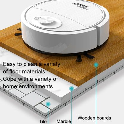 Intelligent Sweeping Robot Sweeping Mopping Suction 3 In 1 Cleaning Machine(8088 White) - Robot Vacuum Cleaner by buy2fix | Online Shopping UK | buy2fix