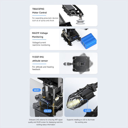 Waveshare 25118 RoArm-M2-S Desktop Robotic Arm Kit, Based On ESP32, 4-DOF(UK Plug) - Modules Expansions Accessories by Waveshare | Online Shopping UK | buy2fix