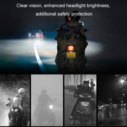 15W Electric Motorcycle External Strong LED Headlight, Specifications: With Screws + Pipe Clamps + Switch + 2m Extension Cord - Headlights by buy2fix | Online Shopping UK | buy2fix