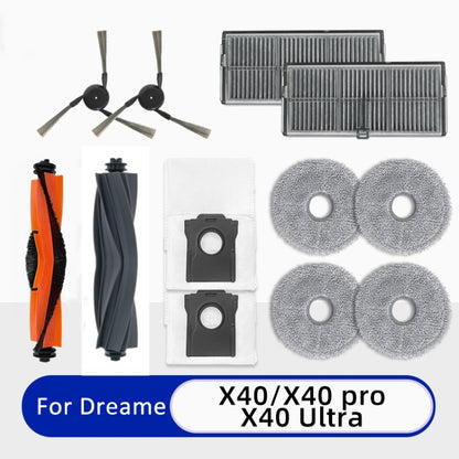 For Dreame X40 Pro / X40 Ultra Robot Vacuum Replacement, Spec: Rubber Brush - For Xiaomi Accessories by buy2fix | Online Shopping UK | buy2fix