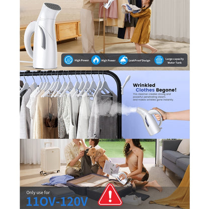 LM-1609S Portable Steam Handheld Electric Iron Home Mini Hanging Iron, Spec: US Plug - Garment Steamer by buy2fix | Online Shopping UK | buy2fix