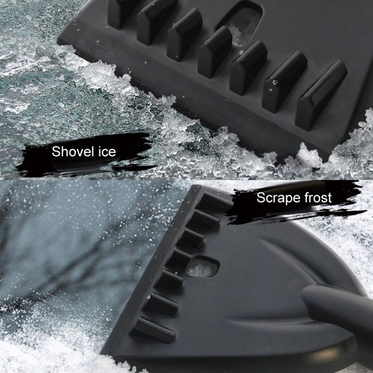 Car Snow Removal Shovel Multi-functional Winter Snow Clearing Tool Windshield Defrost Deicing Shovel(Black Gold) - Ice Scraper by buy2fix | Online Shopping UK | buy2fix