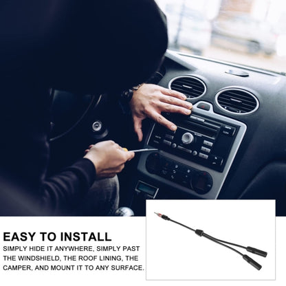 Car GPS Antenna Modification Two Female And One Male Adaptor - Aerials by buy2fix | Online Shopping UK | buy2fix