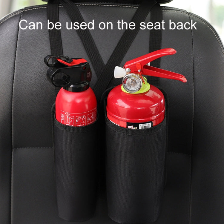 Large Car Fire Extinguisher Storage Bag Auto Seatback Bag Cup Holder - Stowing Tidying by buy2fix | Online Shopping UK | buy2fix