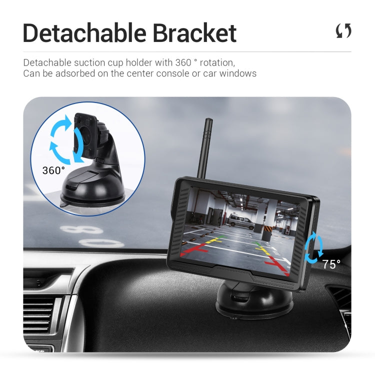 4.3-inch Car Reversing Camera & Monitor Set Rear View Dash Cam Standard - Rear View Cameras by buy2fix | Online Shopping UK | buy2fix