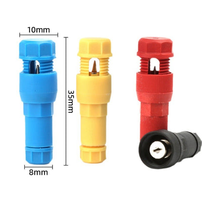 2pcs /Pack Stripping-free Thimble T-shaped Connector Downlight Wiring-free Connector(Red) - Booster Cable & Clip by buy2fix | Online Shopping UK | buy2fix